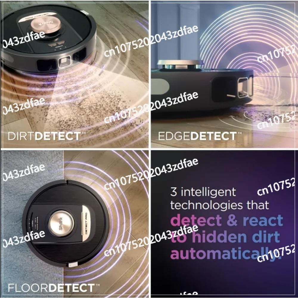 Самоопорожный робот-пылесос Shark RV2820AE Detect Pro с безмешком основанием HEPA емкостью 60