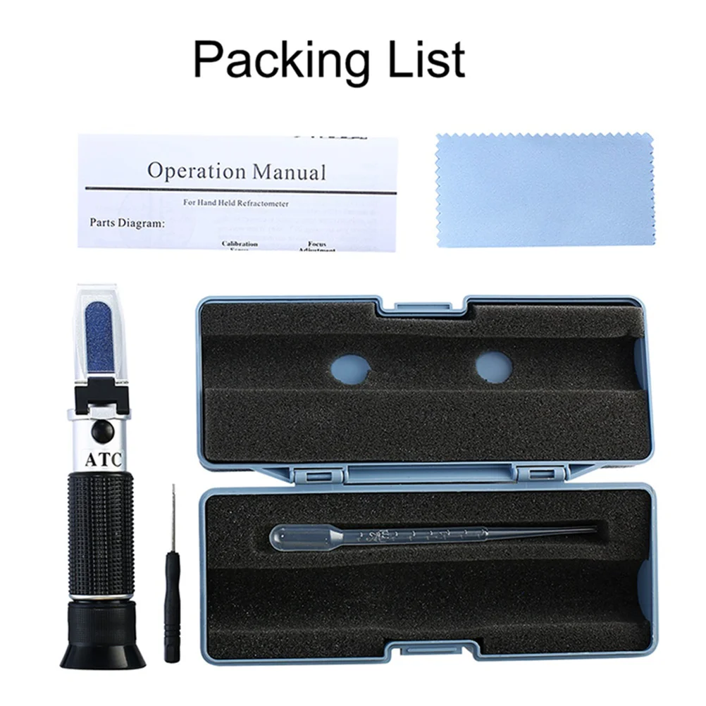 Профессиональная Автоматическая компенсация температуры 0-20% рефрактометр по