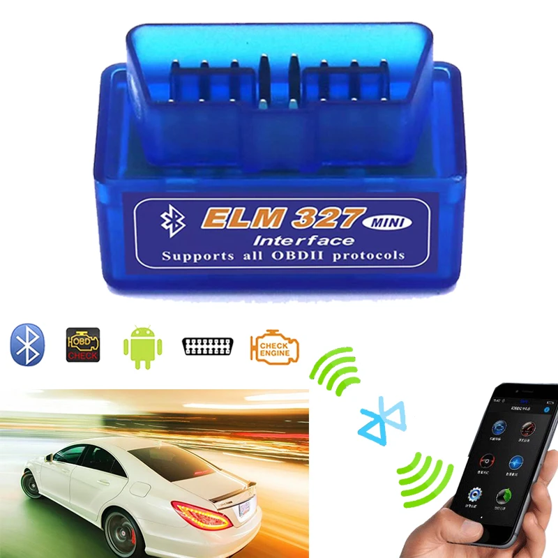 

5.1 Bluetooth Car Fault Detection ELM327 Is Suitable for Mini V2.1 Bluetooth OBD Dual-mode Automatic Judgment Automotive Tools