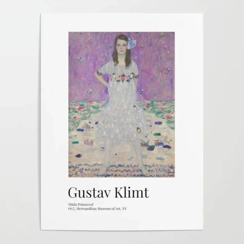 

Wall Art Modular Canvas Gustav Klimt Pictures Home Exhibition Decoration Met Museum Painting Prints Poster Living Room No Frame
