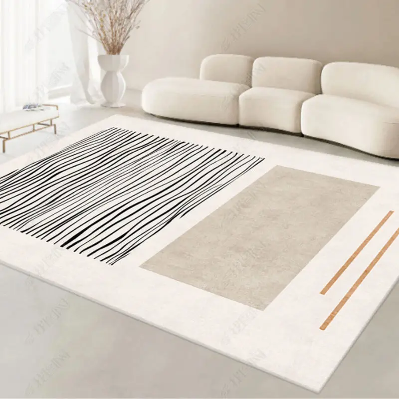 

Large Carpet for Living Room Senior Sofa Table Carpet Ins Style Bedroom Floor Mat Modern Simple Household Dirt Resistant Carpet