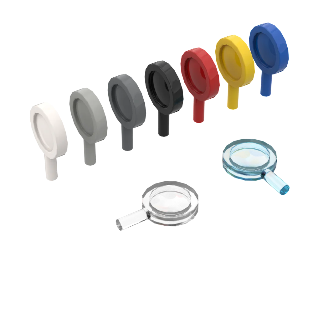 

10PCS High-Tech Assemble Particle 10830 Big Magnifying Glass Building Blocks Kit Replaceable Part Toys For Children Gifts