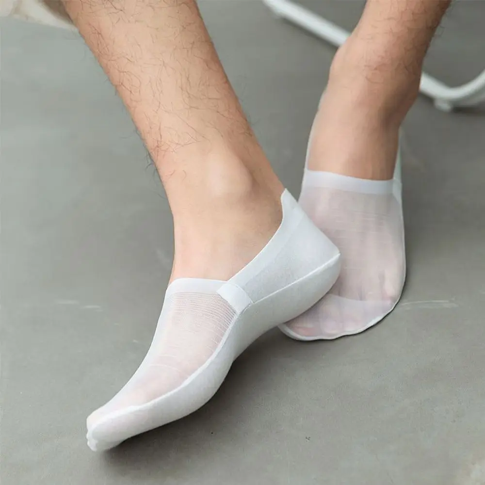 

New Sock Slippers Men No Show Thin Invisible Fashion Socks Man Summer High Quality Ankle Solid Color Breathable Socks Men