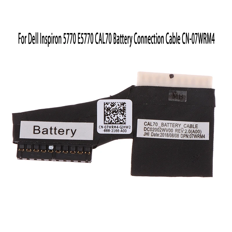 Новый инновационный Черный Сменный кабель для соединения аккумулятора для Dell Lnspiron 17 5770 5775 3780 Latitude E5770 CAL70 07WRM4