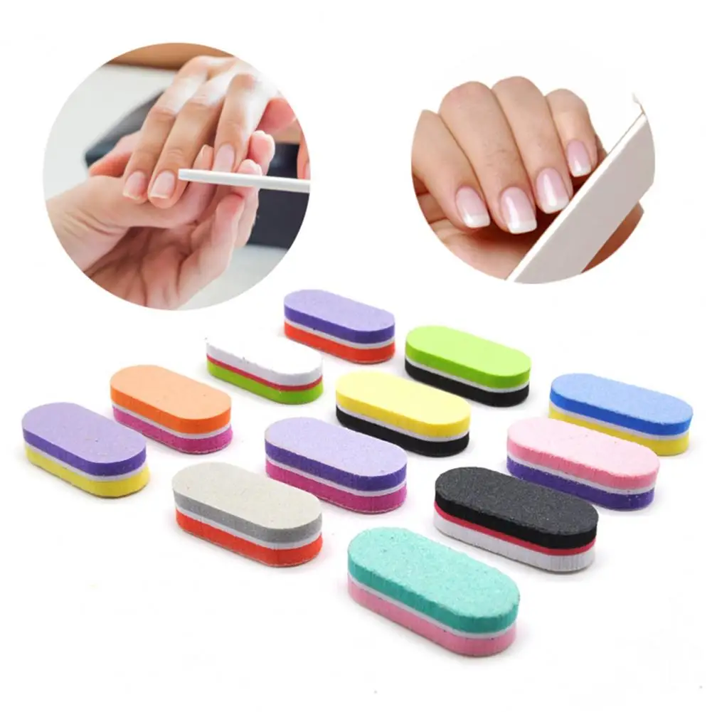 

No Odor 40Pcs Great All-Purpose Fingernail Toenail Sanding File Lightweight Toenail Files Dual Side Nail Supplies