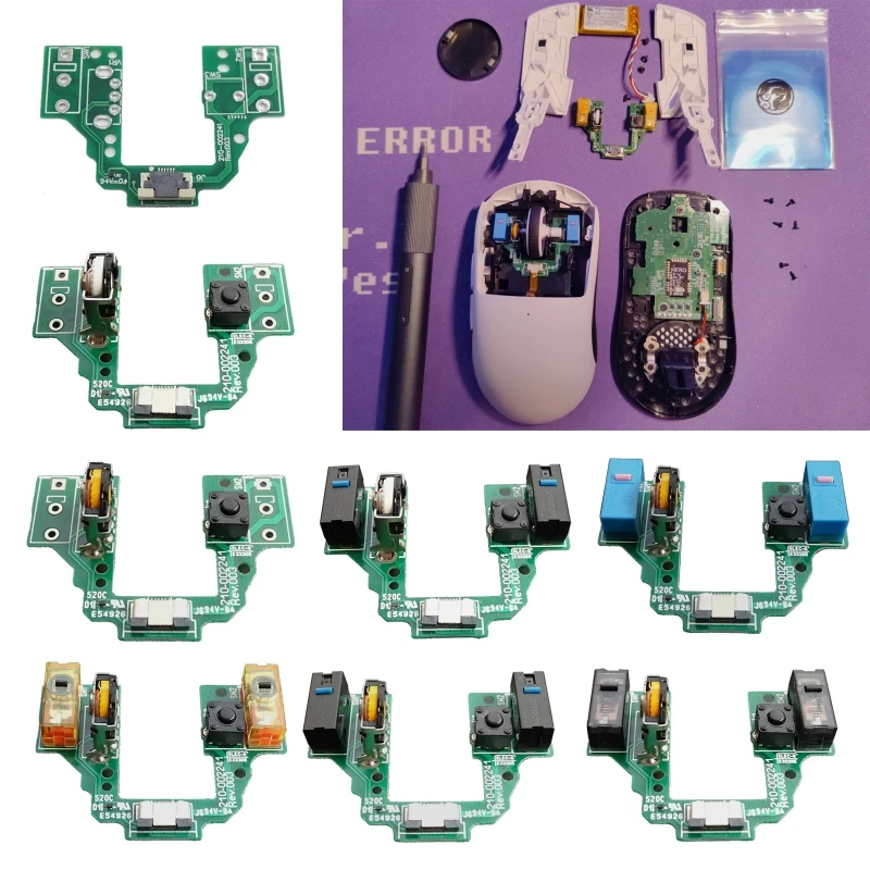 

DXAB Top Mouse Motherboard Micro Switch Button Module Button Board Replacement for logitech G Pro X Superlight Mouse