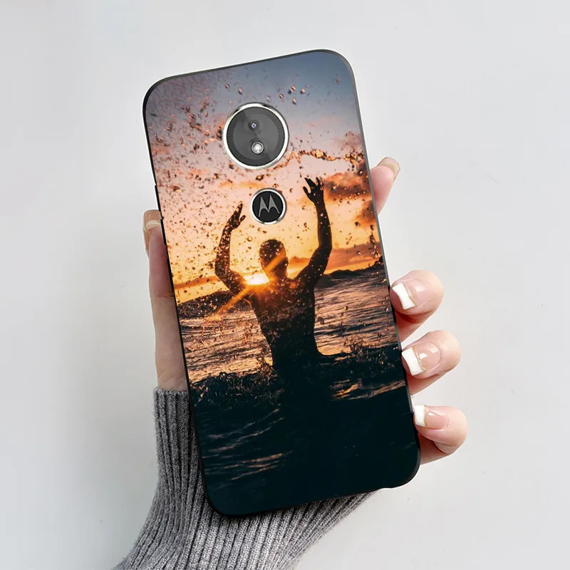 Чехол для Moto E5 E5Plus E5Play, чехол для телефона, мягкий силиконовый чехол-накладка с милым котом из мультфильма для Motorola Moto E5 Plus  E5 Play, чехлы (art.: 3920ca1467f06) - 3920ca1467f06