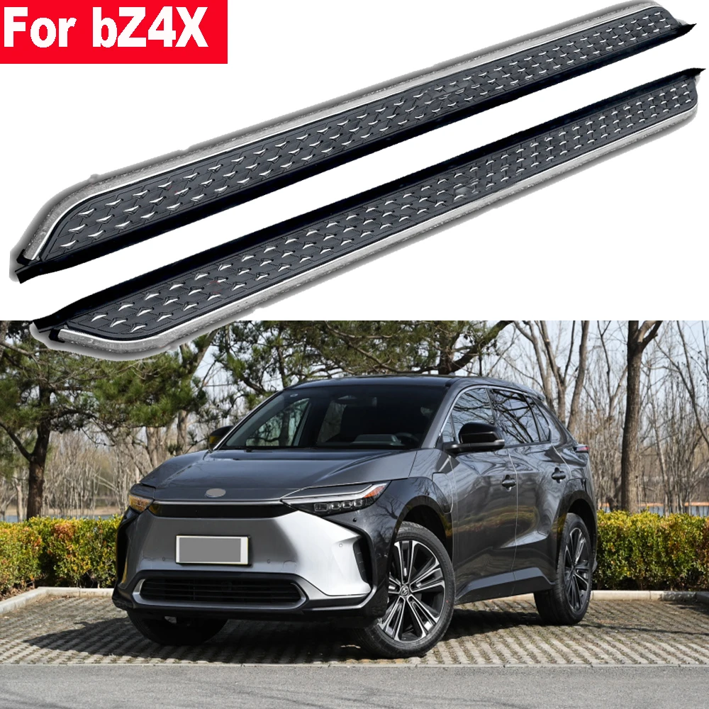 

2 шт. фиксированная Подножка для Toyota BZ4X 2023 2024, боковая подножка Nerf, лестница