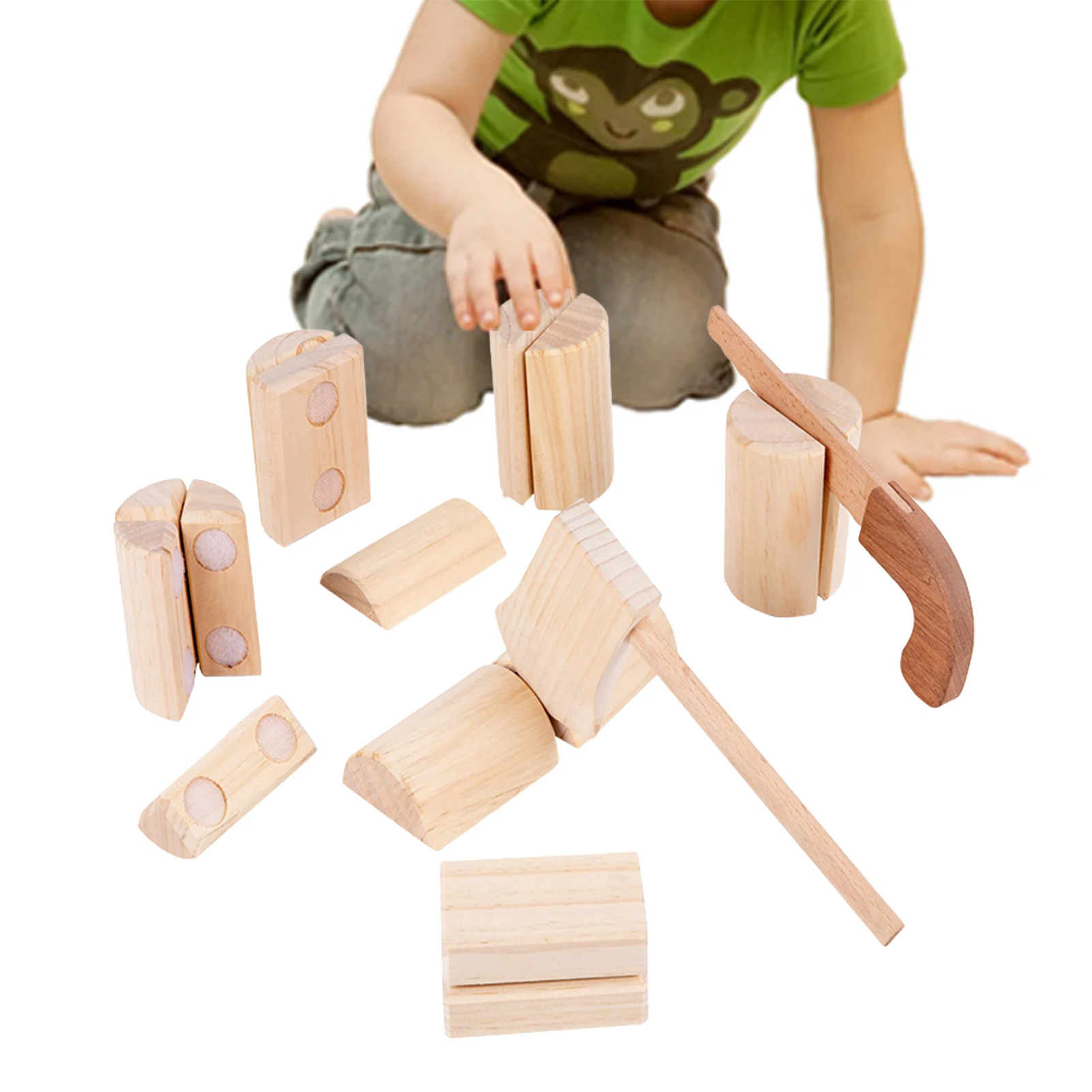 

Деревянные игрушки по методу Монтессори, деревянная игрушка для нарезки древесины, детская игрушка, деревянная игрушка для дома, подарок дл...