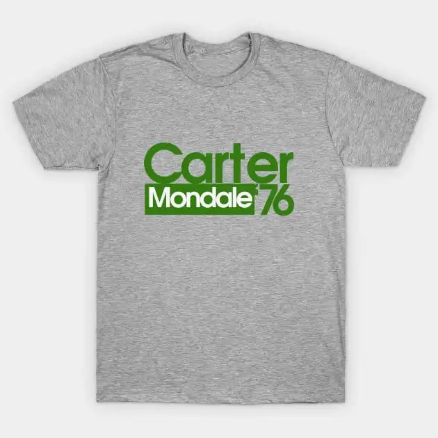 Футболка Jimmy Carter Mondale 76 выборов 100% хлопок уличная одежда высокое качество новые