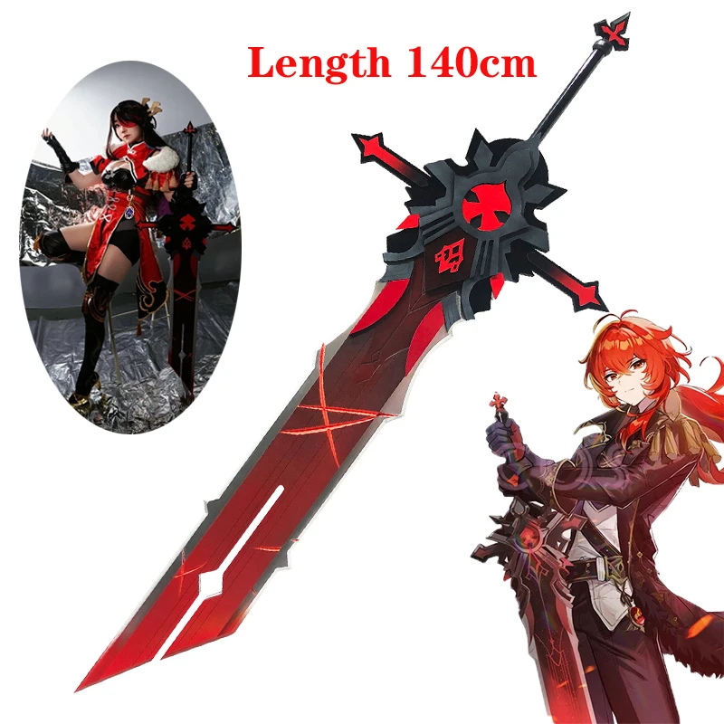 Genshin Impact оружие для косплея реквизит модель волчьего горца Хэллоуин костюмы