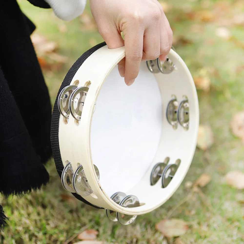 8-дюймовый Деревянный Бубен Ручной Ударный Музыкальный Инструмент