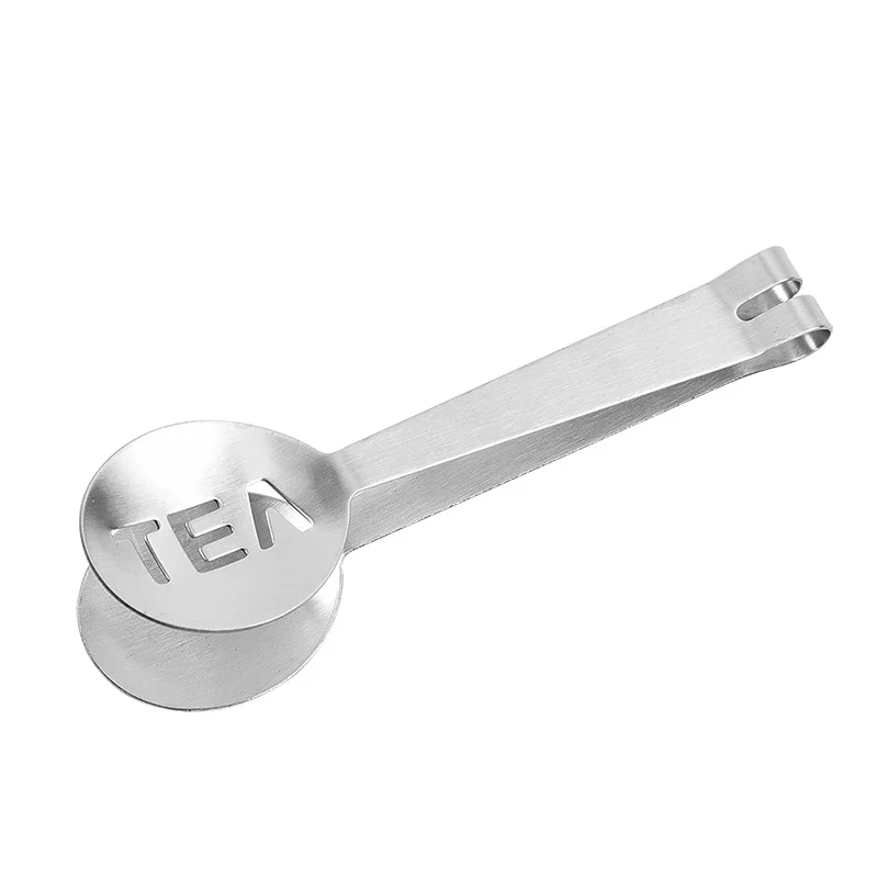 Description Picture 6 of itemReusable Stainless Steel Tea Bag Tongs Teabag Squeezer Strainer Holder Grip Metal Spoon Mini Sugar Clip Tea Leaf Strainer