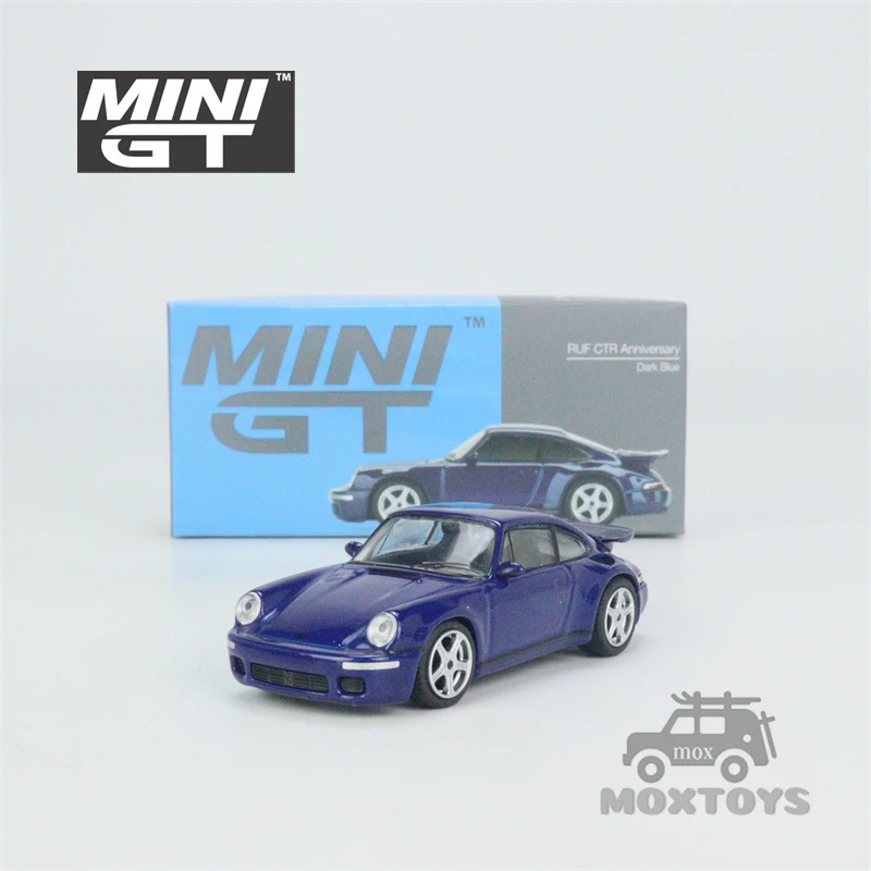 

MINI GT 1:64 RUF CTR Anniversary Dark Blue LHD Diecast Model Car