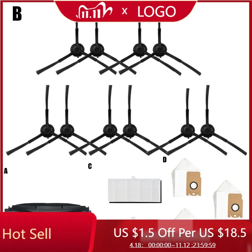 

Replaceable Accessories Parts Kit For Lydsto R1 Robot Vacuum Cleaner Dust Cleaner Dirt Remover Home Appliance