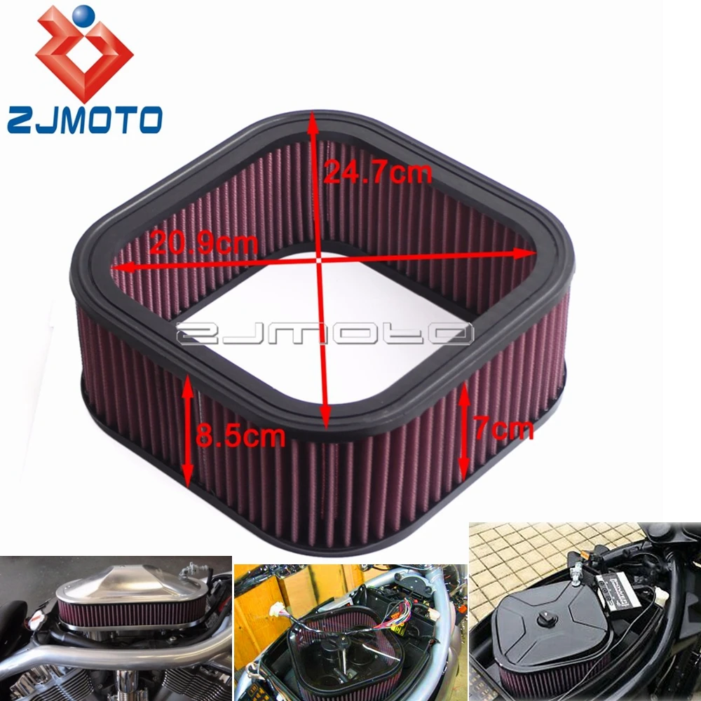 

Universal Motorcycle Air Filter For Harley Motorcycle VRSCA V-Rod VRSCAW V-Rod VRSCB V-Rod VRSCD Night Rod VRSCDX A