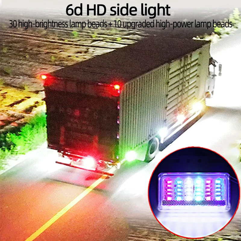 

40Led 12-24V Car Signal Lights Truck Side Width Light Lorry Trailer Marker Lights Night Indicator Waterproof Safty Warning Light