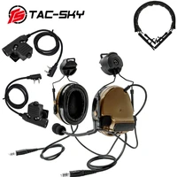 tac sky comtac iii dual communication silicone earmuffs tactical headset tactical headset replacement headband ptt u94ptt