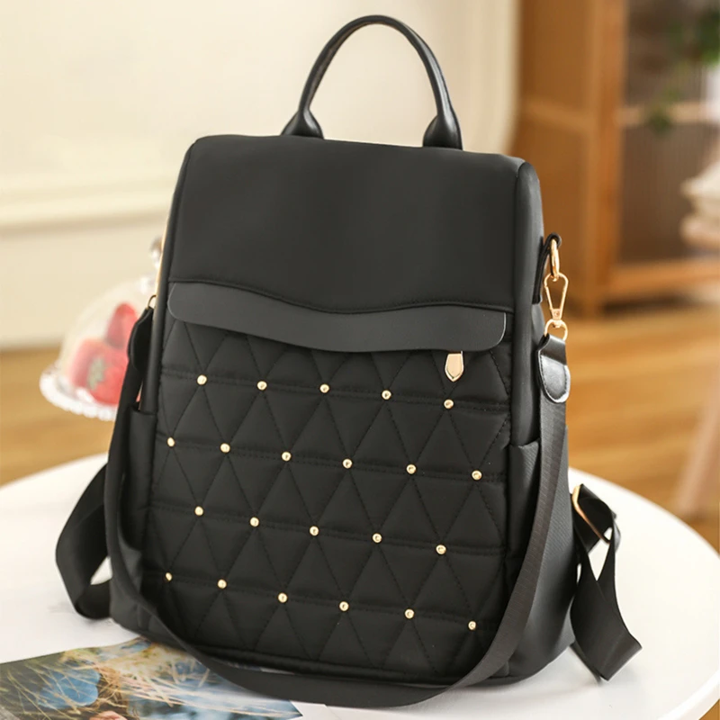 

Fashion Sequin Backpack Women Quality Oxford Backpack Purse Large Capacity School Bag Luxury Shoulder Bags For Women