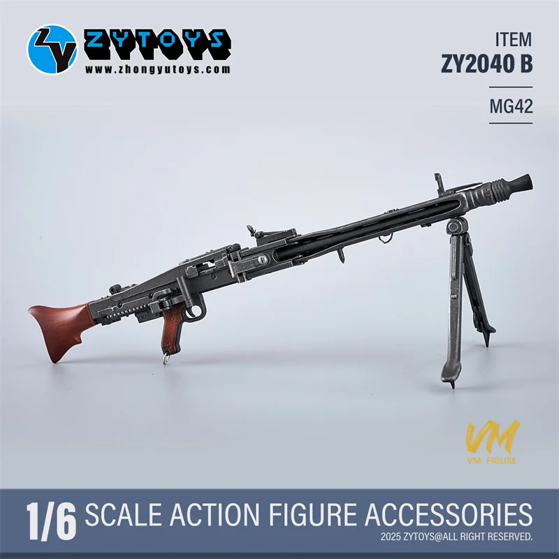 ZY2040 ZYTOYS 16 MG42 Универсальная модель пулемета Солдатская сцена Реквизит Модель пистолета Аксессуар Подходит для 12-дюймовой экшн-фигурки Игрушка для куклы (art.: 3920d40ea24fb) - 3920d40ea24fb