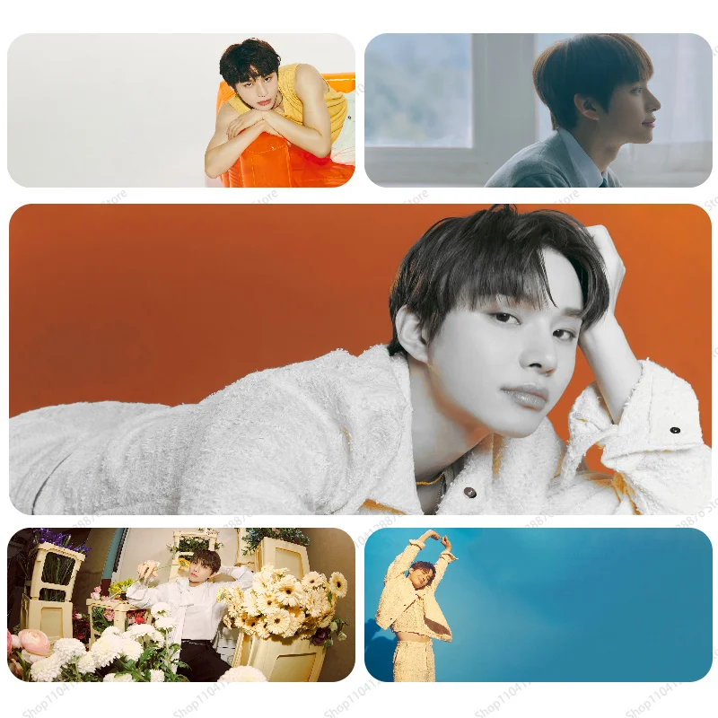 Idol JUNGWOO Singer Ablum Perfume Mousepad Gaming Mouse pad Gamer Pc Accessories Deskmat Keyboard Mat Desk Protector Mause Pads