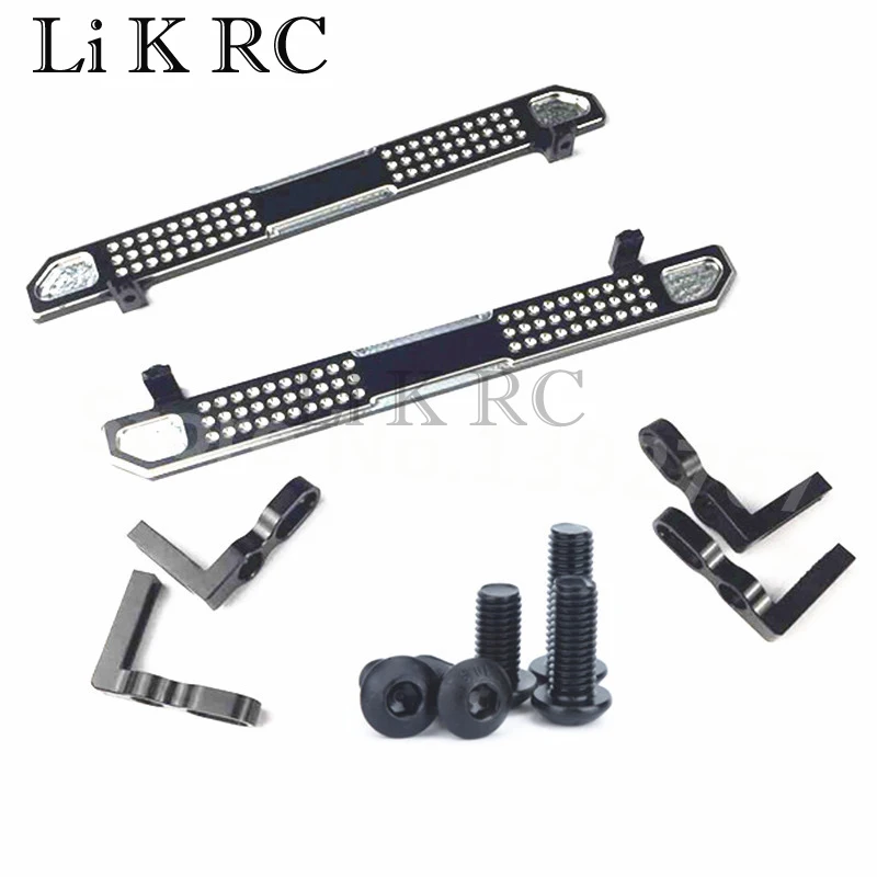 

RC Cars Traxxas Alloy Pedal Side Board Side Skid Plate Footplate OP For 1/10 RC Crawler Traxxas TRX-4 Trx 4 Upgrade Parts CNC