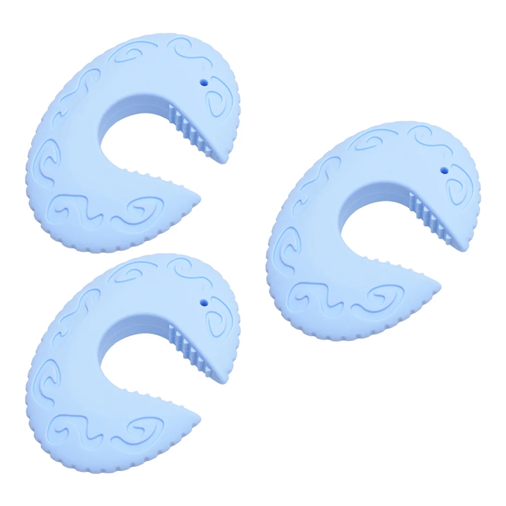 

3 Pcs Anti-pinch Door Stop Tool Home Products Kid Silica Gel Guard Silicone Stopper Plug For