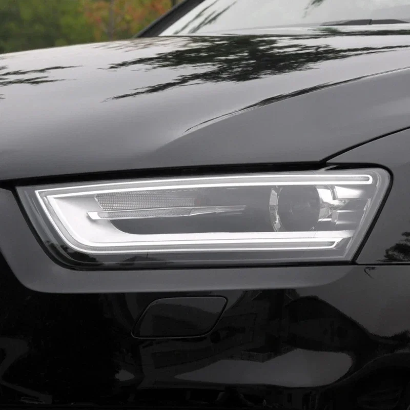 Для Audi A3 A4 A5 A6 A7 A8 Q3 Q5 Q7 S3 S4 S5 светильник черный тинт для автомобильной фары задняя