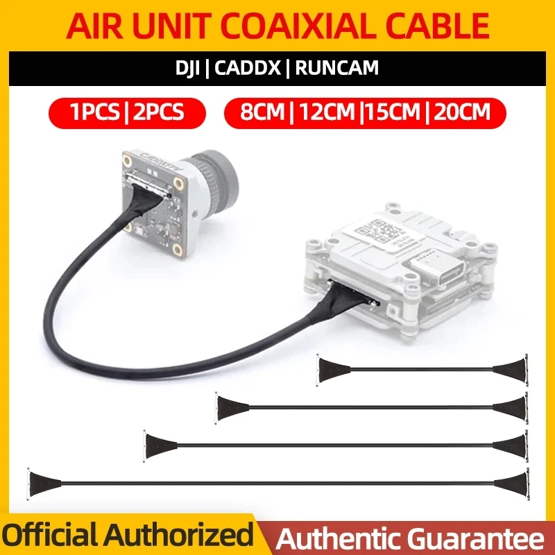 

1/2PCS Air Unit Coaxial Cable Caddx DJI Runcam Camera Air Unit 8/12/15cm For DJI Caddx Vista Polar Nebula Runcam Phoenix HD