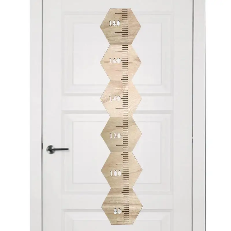 

Baby Growth Height Ruler Lightweight Wooden Kids Growth Chart Removable Wall Ruler Room Decoration Splicing Ruler Nursery Room