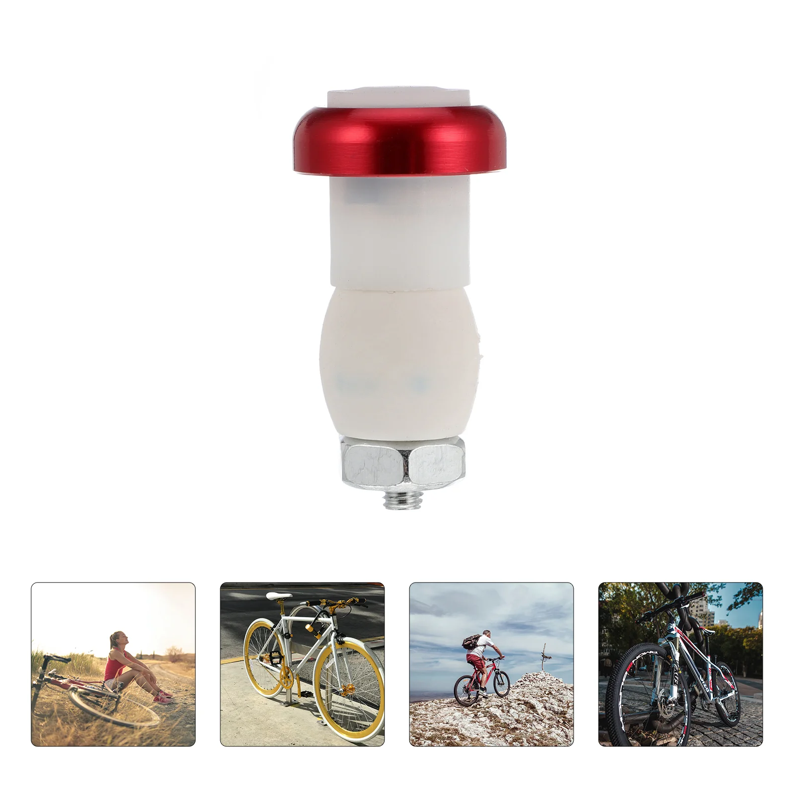 

2pcs Practical Led Indicator Light LED Lamp Bike Handle End Plug Turning Light