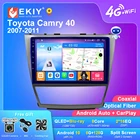 EKIY T7 Android 10 автомобильный радиоприемник для Toyota Camry 40 2007-2011 мультимедийный видеоплеер стерео навигация GPS магнитофон DVD HU