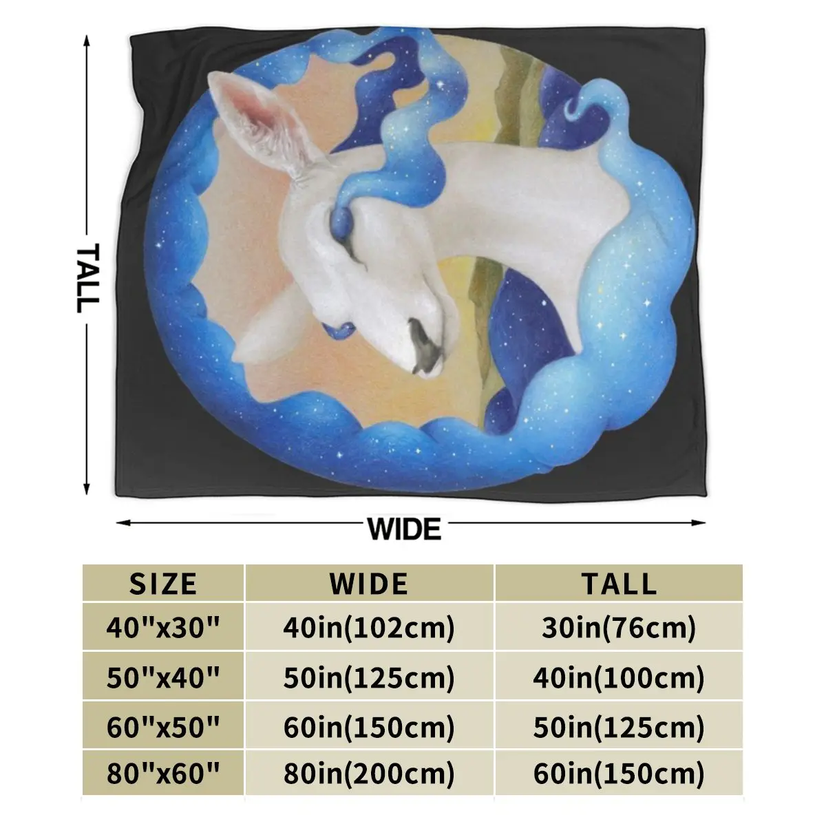 Белый олень — Дух леса ультрамягкое одеяло из микрофлиса