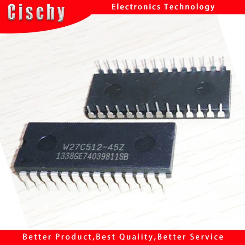 1 шт./лот W27C512-45Z DIP-28 W27C512-45 W27C512 64K X 8 электрически стираемый EPROM IC в наличии 1 шт./лот W27C512-45Z DIP-28 W27C512-45 W27C512 64K X 8 электрически стираемый EPROM IC в наличии