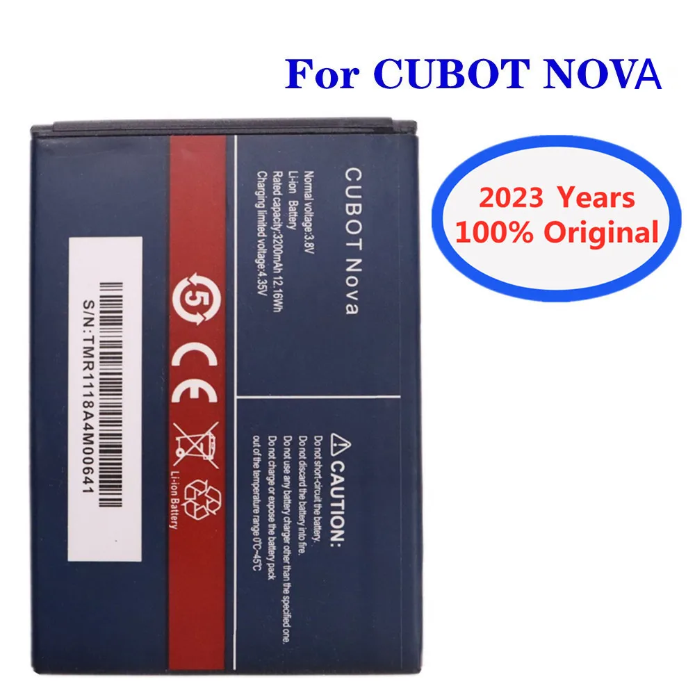 

2023 год, 100% оригинальный аккумулятор CUBOT NOVA для смартфона CUBOT NOVA, высококачественный сменный аккумулятор 3200 мАч
