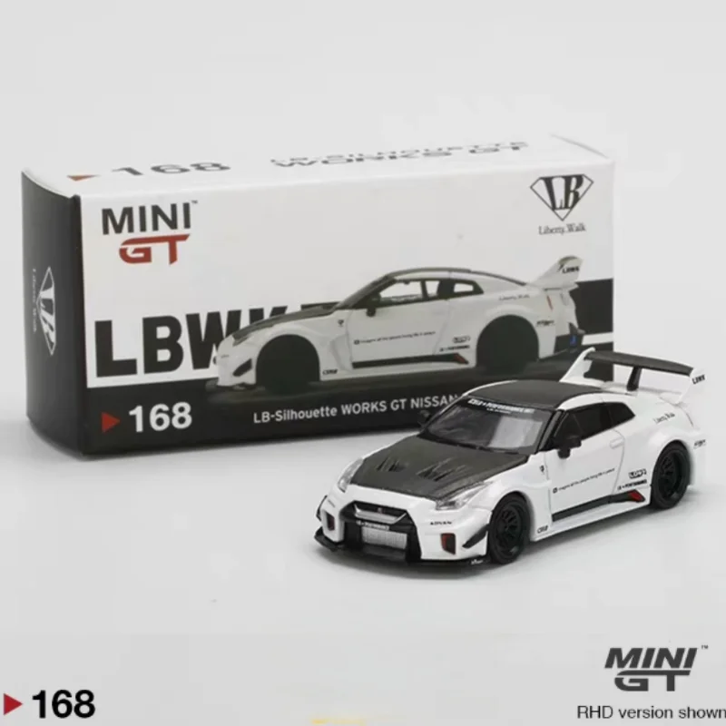 Фото 1:64 LBWK R35 WORKS 35GT-RR, ограниченная серия, литая под давлением модель автомобиля из сплава 168, украшения для взрослых, игрушки для мальчиков, подарки для детей №1