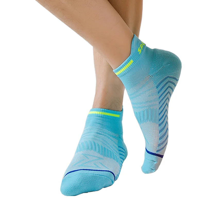 YUPAO Pure Cotton Sports for Woman Socks Breathable Anti Slip Absorption Quick Dry Running Fitness Stretch Men Short Socks