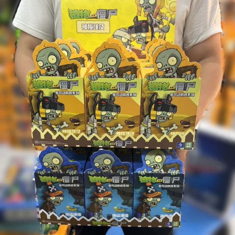 Фото Plants Vs. Zombies 2, серия Pirate Harbor, серия «Таинственный Египет», слепая коробка, фараон, железная бочка, сборка зомби, игрушки, модель в подарок №3
