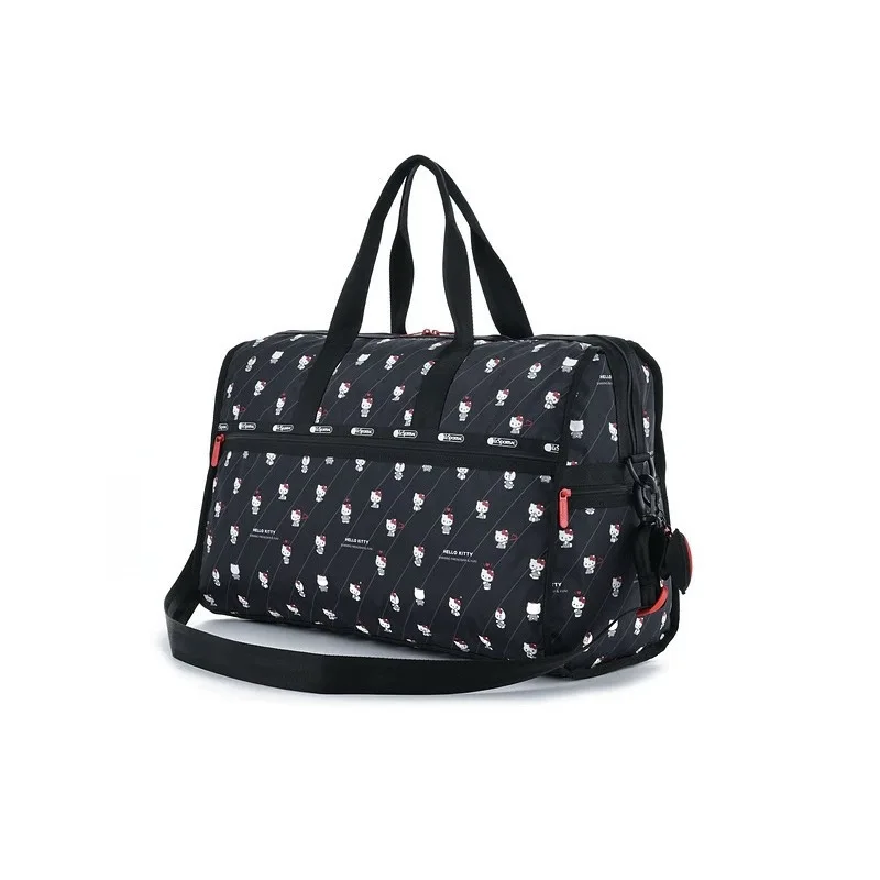 Miniso Black Hellokitty повседневные рюкзаки большой емкости сумки-тоут KT с принтом