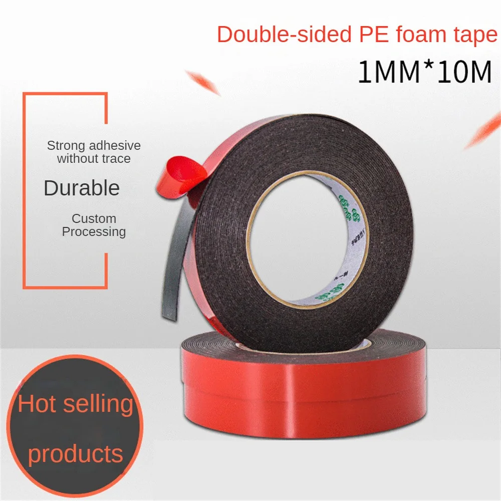 Advertising Double Gum Tape Black Doppelseitiges Klebeband Car Special Repair Foam Double-sided Adhesive Household Supplies 1mm