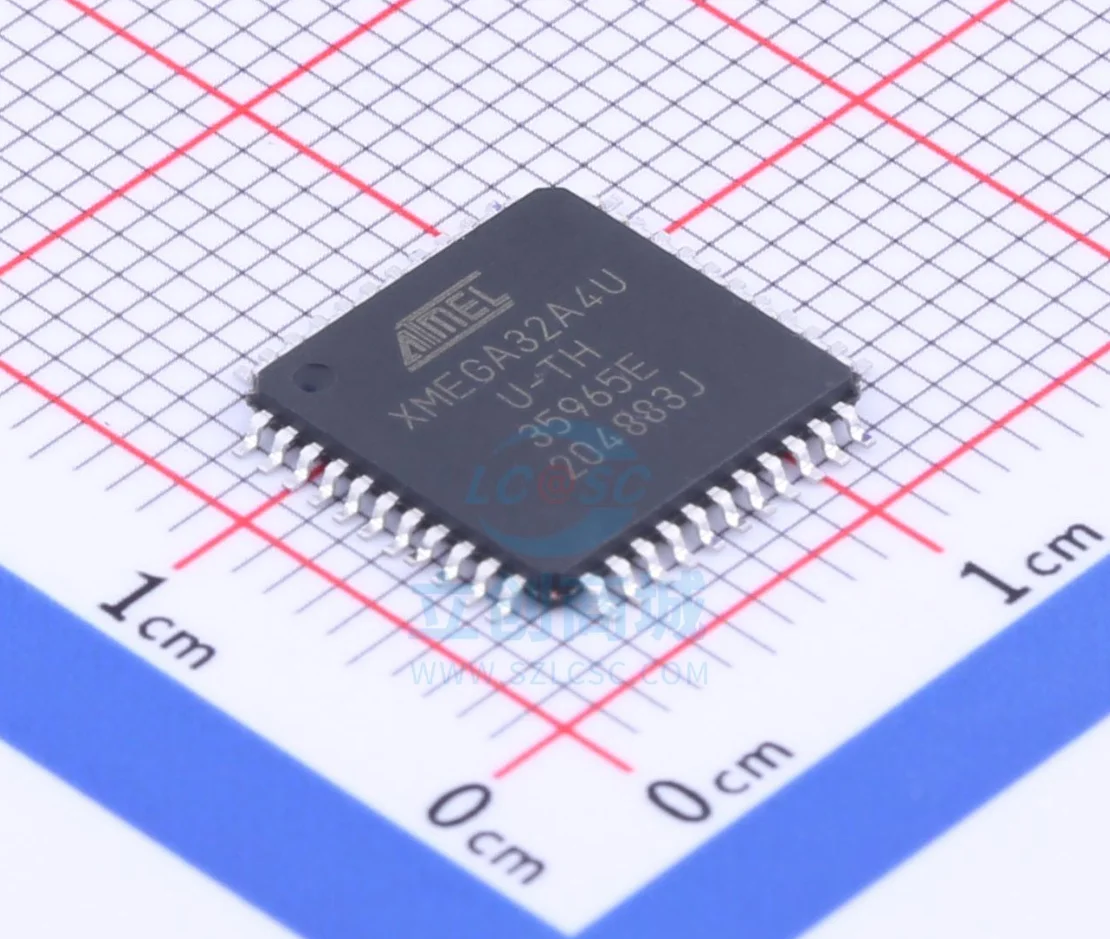 100% New Original ATXMEGA32A4U-AU Package TQFP-44 New Original Genuine Microcontroller (MCU/MPU/SOC) IC Chi