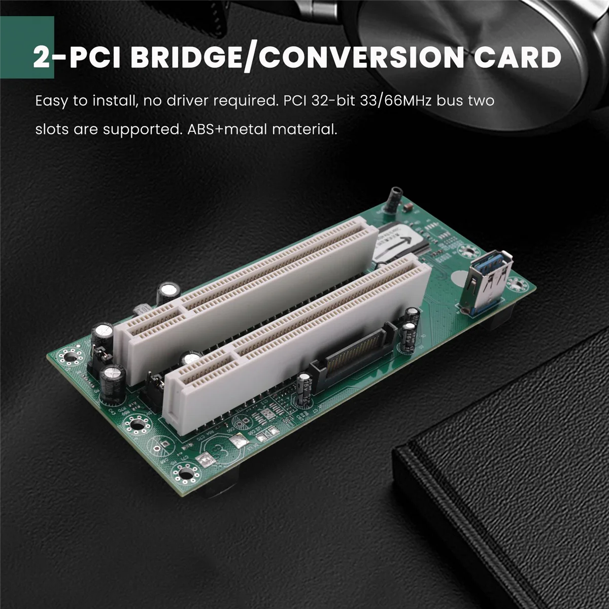 PCI Express на двойную PCI-карту адаптера PCIe X1 роутер с 2 PCI-слотами переходная карта