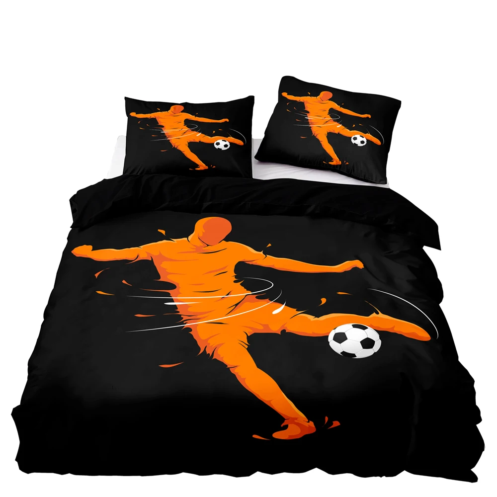 Семейный комплект постельного белья хорошо изготовленный пододеяльник с