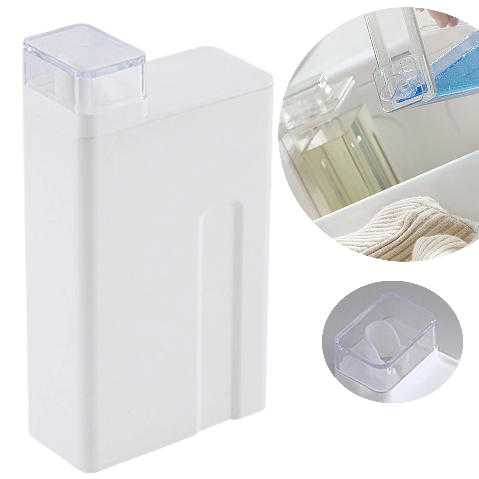 

Laundry Detergent Dispenser Bottles With Measuring Lid Storage Liquid Large Capacity Simple Style Easy To Use Bottling Fping