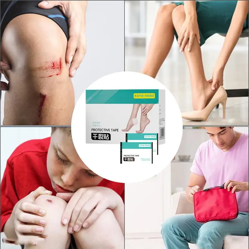 Лента для потрескавшихся рук ног увлажняющий хлопок защитный пластырь кончиков