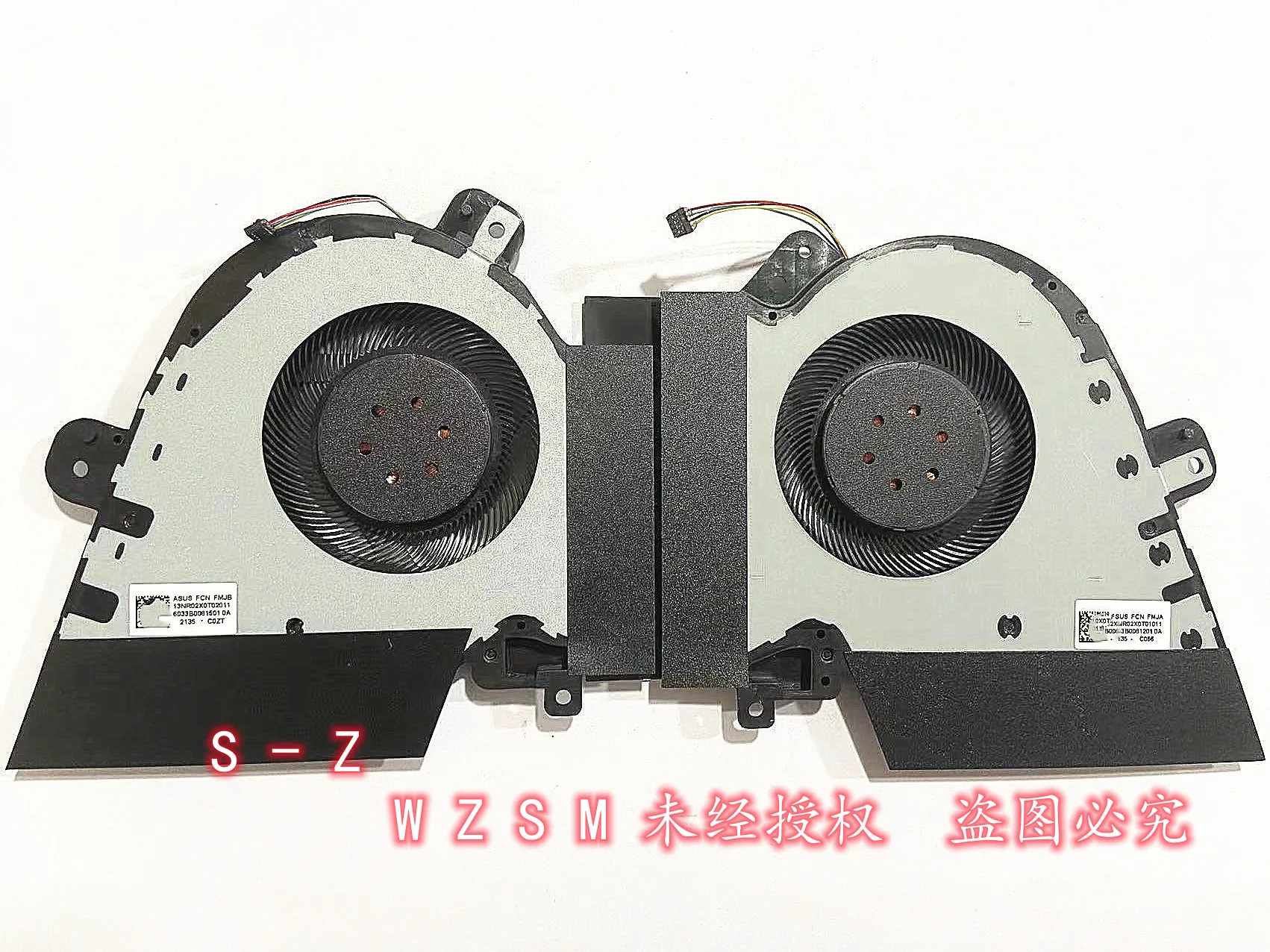 Кулеры WZSM для ASUS ROG Zephyrus S GX502 GX502GW GX502LWS GU502LWS, кулеры для ПК 13NR02U0T02011 13NR02U0T03011 12 В 1A 4PIN