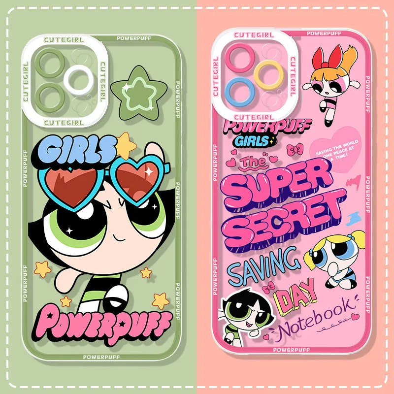 

The Powerpuff Girls Soft Case For Realme 5 6 7 7i 8 8i 9 10 Pro Plus C11 C15 C20 C21 C21Y C31 C35 C55 GT Neo 2 Pro 5 SE Cover