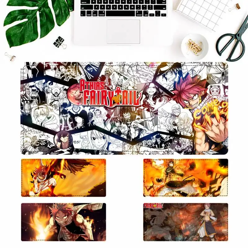 

Trend Fairy Tail Gaming Mouse Pad PC Laptop Gamer Mousepad Anime Antislip Mat Keyboard Desk Mat For Overwatch/CS GO