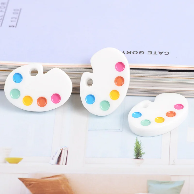

10 шт. Diy Kawaii смоляная палитра с плоской задней частью, очаровательные принадлежности для рукоделия, украшения, миниатюрные аксессуары, украшение из кабошона с плоской задней частью
