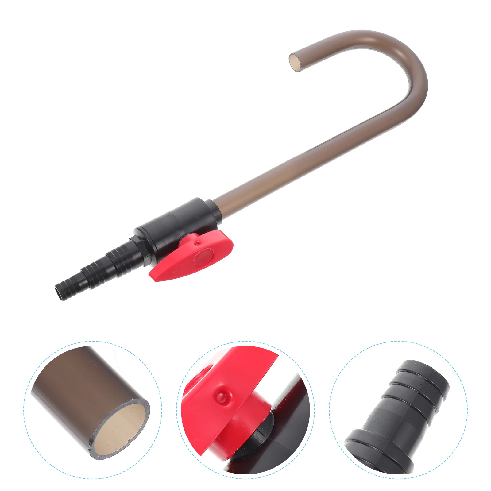 

Bent Pipe Fish Tank Filler Aquarium Water Change Accessories Supply Device Changing Tool Household Cleaning Hook